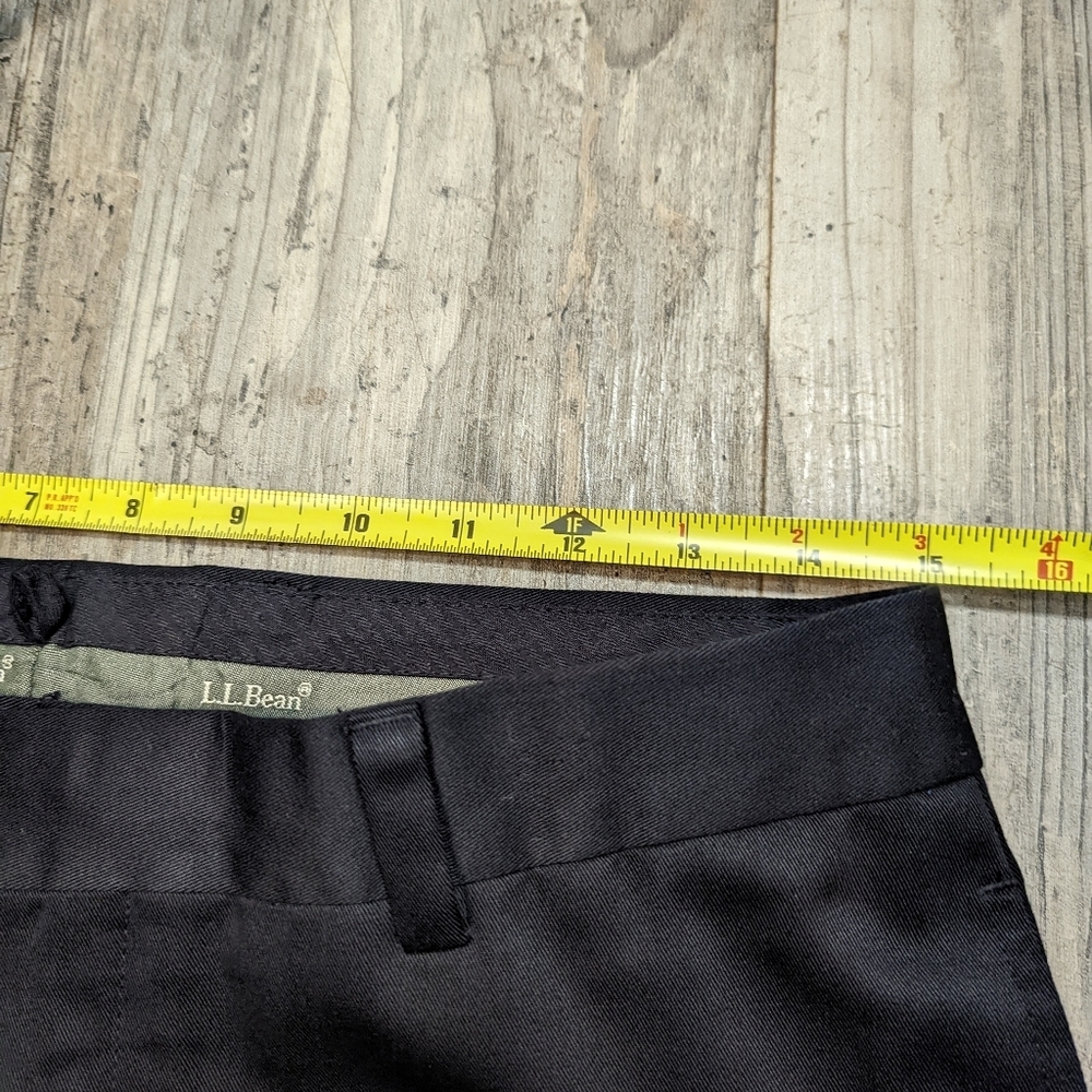 L.L. Bean O APF5 men's black dress slacks size 32 - Picture 3 of 8